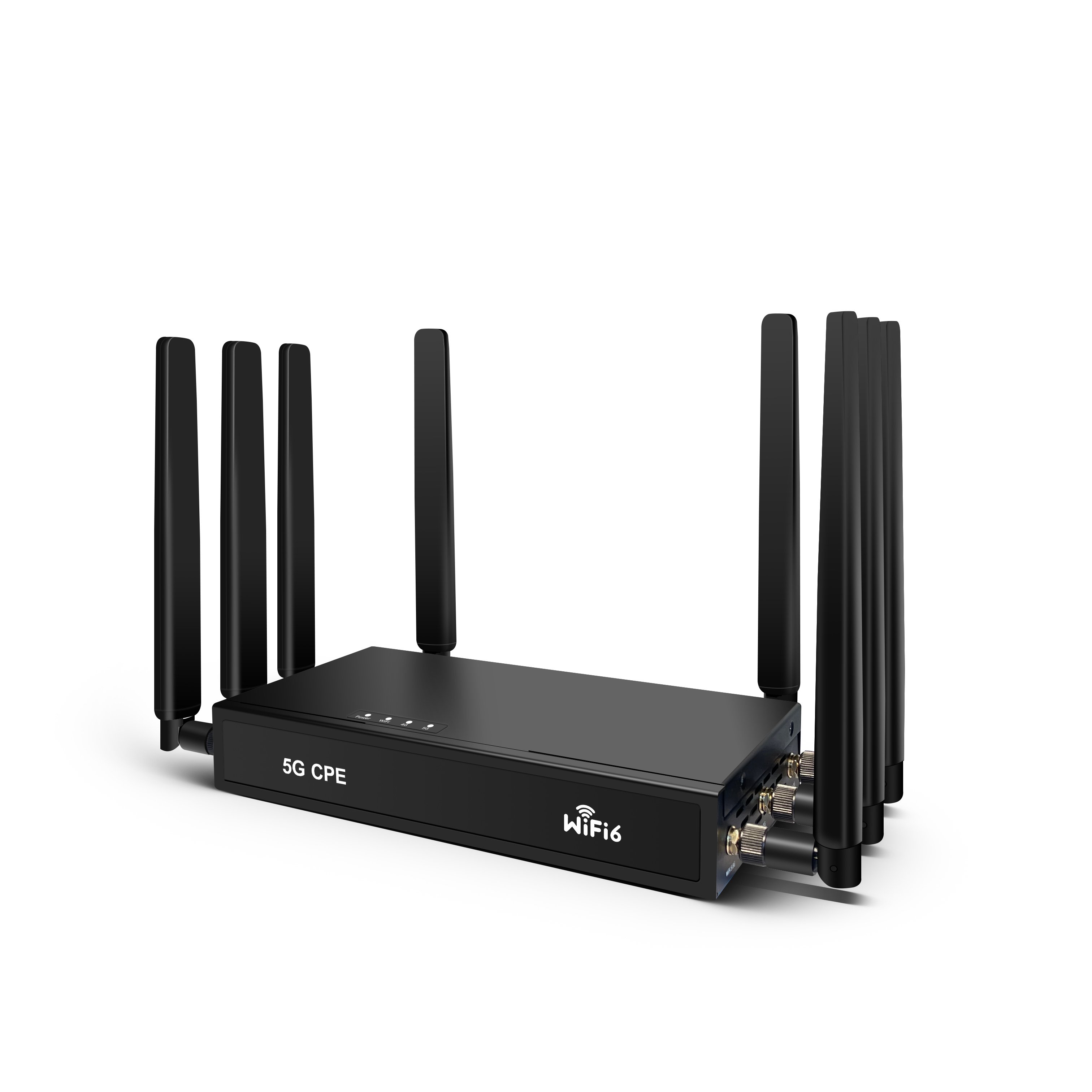1800Mbps 5G full Netcom router: 8 antenna detachable, compatible with 5G/4G/3G/2G network, dual Gigabit Ethernet interface CPE